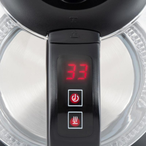 Чайник электрический Starwind SKS3036 1.7л. 2200Вт черный корпус: стекло