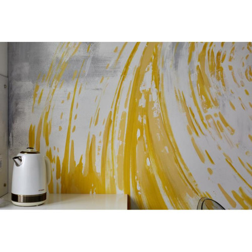 Чайник электрический Hyundai HYK-S4500 1.7л. 2200Вт жемчужный/золотистый корпус: металл/пластик