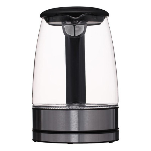 Чайник электрический Starwind SKG5210 1.7л. 2200Вт черный/серебристый корпус: стекло/металл/пластик