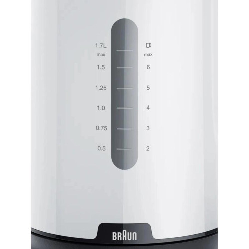Чайник электрический Braun WK1100WH 1.7л. 2200Вт белый корпус: пластик