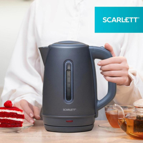 Чайник электрический Scarlett SC-EK21S42 1.8л. 1800Вт графит корпус: пластик