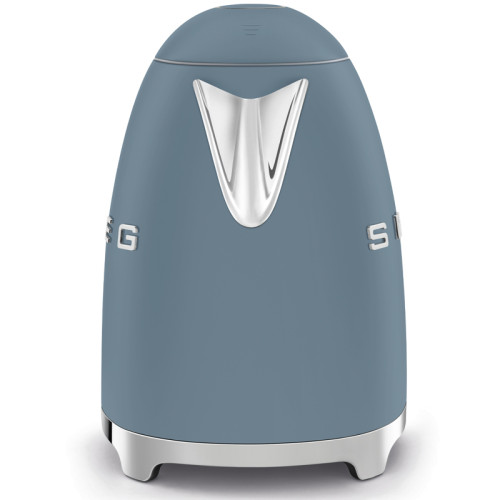 Чайник SMEG, Стиль 50-х г., 1.7 л , 2400 Вт, корпус из нержавеющей стали, цвет синий шторм