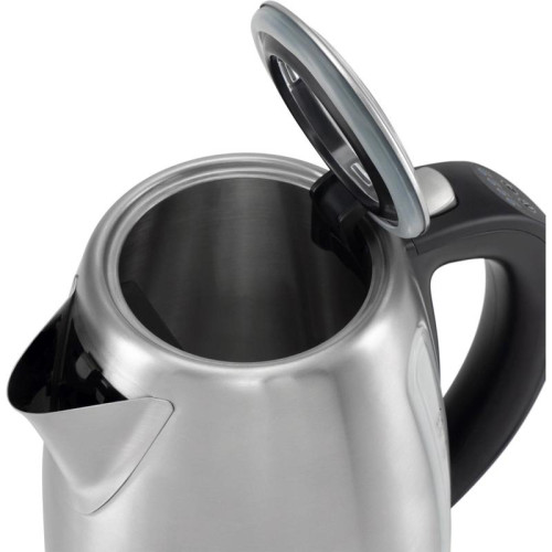 Чайник электрический Hyundai HYK-S8408 1.7л. 2200Вт серебристый матовый/черный корпус: металл