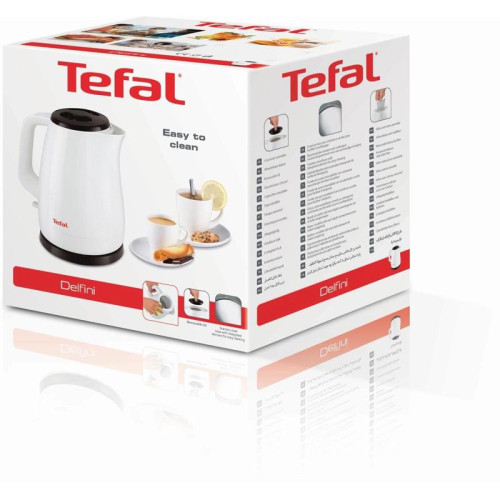 Чайник электрический Tefal KO150130 1.5л. 2400Вт белый корпус: пластик (7211002180)
