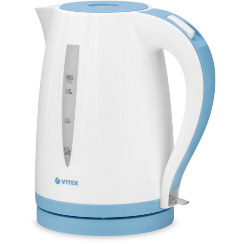 Чайник электрический Vitek VT-7031 1.7л. 2200Вт белый корпус: пластик