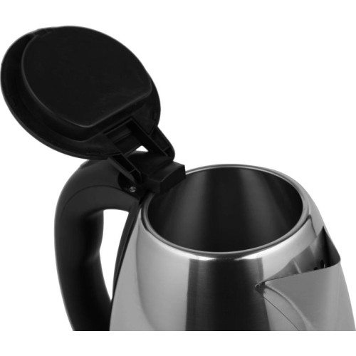 Чайник электрический Supra KES-1802S 1.8л. 1500Вт нержавеющая сталь/черный корпус: металл/пластик (12951)