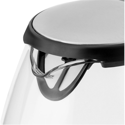 Чайник электрический Vitek VT-7046 1.7л. 2200Вт черный корпус: стекло