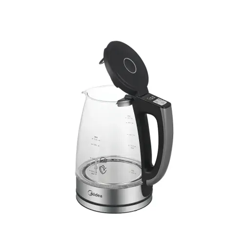 Чайник Midea/ Чайник Midea, мощность 2200 Вт, объем 1.7 л, цифровой дисплей, регулировка температуры нагрева, 6 режимов нагрева, поддержание температуры, подсветка