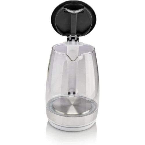 Чайник электрический Gorenje K17GXG 1.7л. 2200Вт белый/серебристый корпус: стекло/металл/пластик