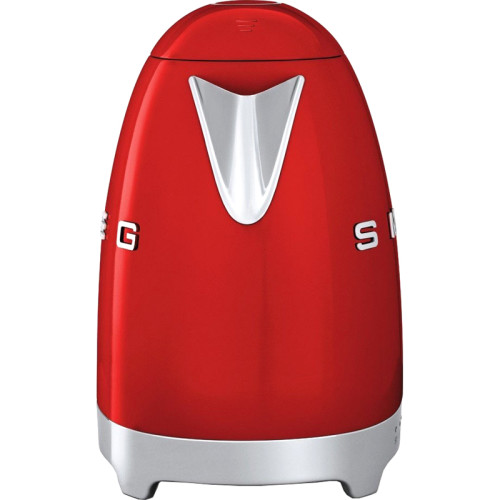 Стиль 50-х г., чайник электрический, 1.7 л , 2400 Вт, корпус из нержавеющей стали, регулировка температуры, красный