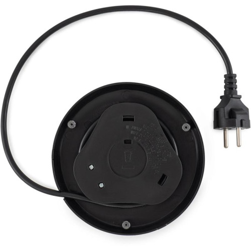 Чайник электрический Starwind SKS2035 1.7л. 2200Вт черный корпус: стекло/пластик