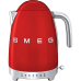Стиль 50-х г., чайник электрический, 1.7 л , 2400 Вт, корпус из нержавеющей стали, регулировка температуры, красный Стиль 50-х г., чайник электрический, 1.7 л , 2400 Вт, корпус из нержавеющей стали, регулировка температуры, красный