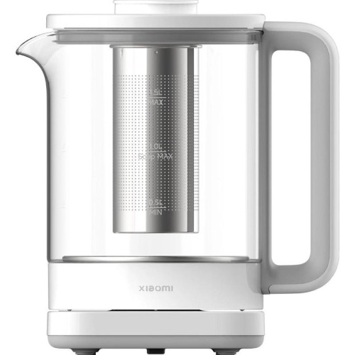 Чайник электрический Xiaomi Multifunctional Kettle EU 1.5л. 800Вт белый/прозрачный корпус: пластик/стекло (BHR9118EU)