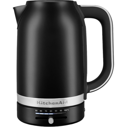 Электрочайник KitchenAid, термо-контроль, 1.7 л., матовый черный