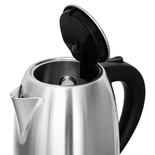 Чайник электрический Hyundai HYK-S2014 1.7л. 2000Вт серебристый/черный корпус: металл