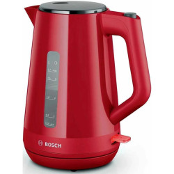 Чайник электрический Bosch TWK1M124 1.7л. 2400Вт красный корпус: пластик