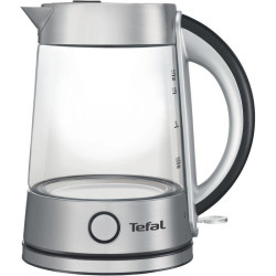 Чайник электрический Tefal KI760D30 1.7л. 2400Вт серебристый корпус: стекло/пластик (8010000023)