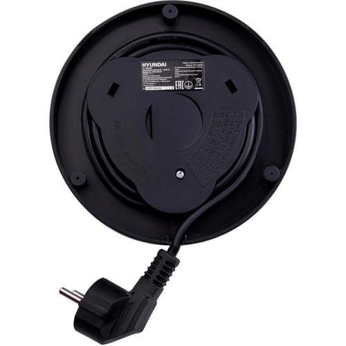 Чайник электрический Hyundai HYK-G8808 1.7л. 2200Вт черный/серебристый корпус: стекло