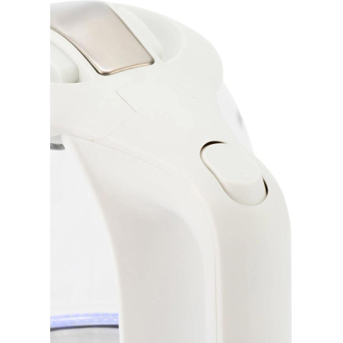 Чайник электрический Starwind SKG1056 1.8л. 2000Вт белый/прозрачный корпус: стекло