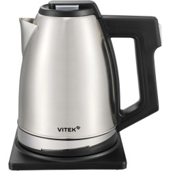 Чайник электрический Vitek VT-WK1070 1.8л. 1800Вт серебристый/черный корпус: металл/пластик