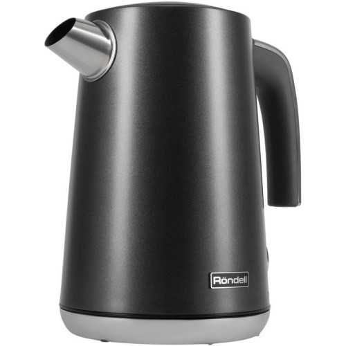 Чайник электрический Rondell 1002-RE-01 1.7л. 2200Вт черный корпус: металл (RDE-1002)