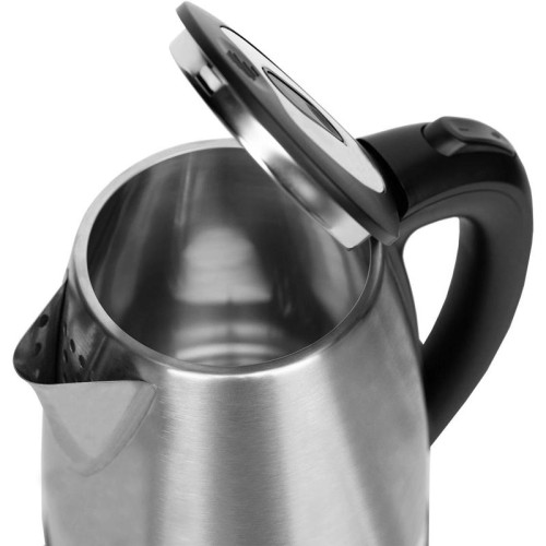 Чайник электрический Scarlett SC-EK21S34 1.8л. 2200Вт черный корпус: сталь