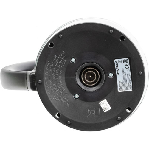 Чайник электрический Hyundai HYK-G2030 1.7л. 2200Вт черный корпус: стекло/пластик