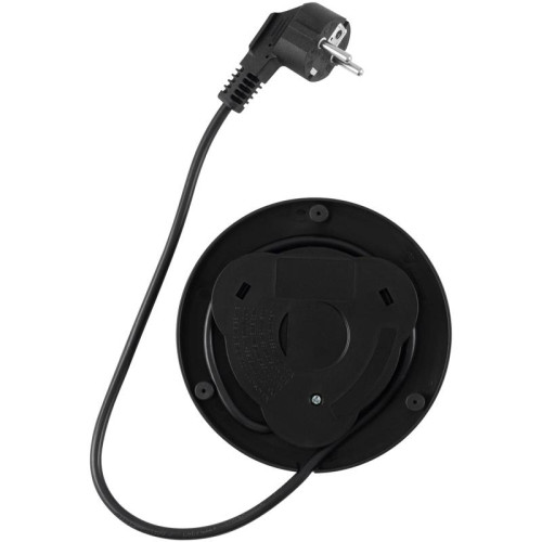 Чайник электрический Hyundai HYK-G3509 1.7л. 2200Вт черный/прозрачный корпус: стекло/пластик