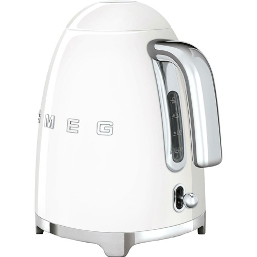 Стиль 50-х г., чайник электрический, 1.7 л , 2400 Вт, корпус из нержавеющей стали, белый