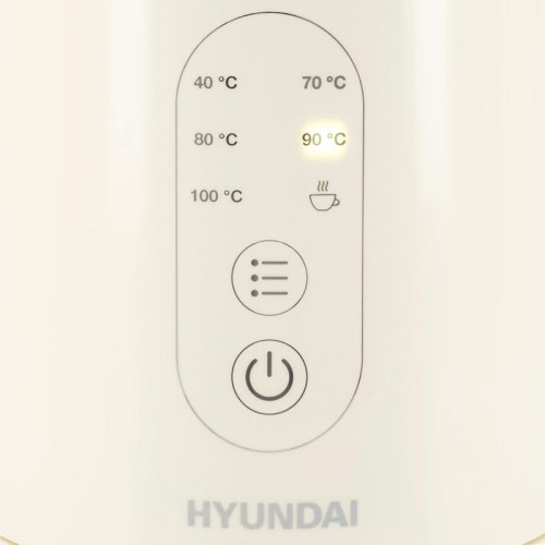 Чайник электрический Hyundai HYK-S3605 1.7л. 2200Вт кремовый корпус: металл