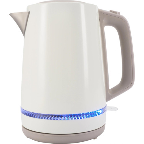 Чайник электрический Vitek VT-WK1066 1.7л. 2200Вт бежевый/коричневый корпус: металл/пластик