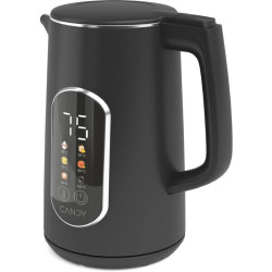 Чайник электрический Candy CK-400 1.7л. 2200Вт черный корпус: нерж.сталь/пластик (FM04WKM00RU)