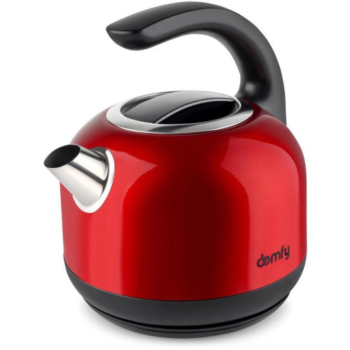 Чайник электрический Domfy DSC-EK506 1.7л. 2200Вт красный/черный корпус: металл/пластик