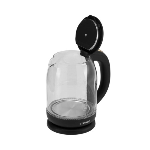 Чайник электрический Starwind SKG1052 1.8л. 1500Вт темно-коричневый/бронзовый корпус: стекло