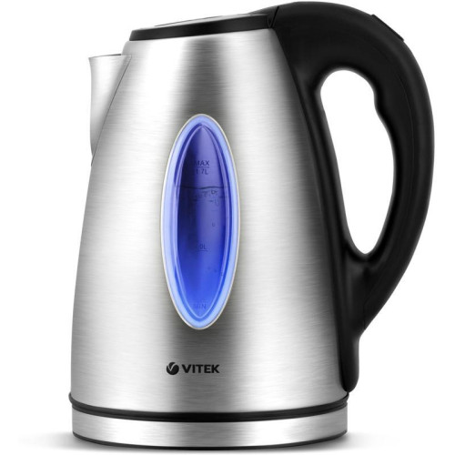 Чайник электрический Vitek VT-7019 1.7л. 2200Вт сталь корпус: нерж.сталь