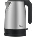 Чайник Midea/ 1.7 л.  Защита от перегрева, корпус - сталь