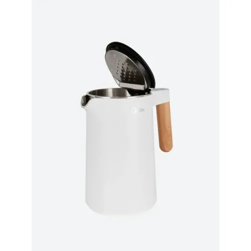 Чайник Midea/ Чайник Midea, мощность 2200 Вт, регулировка температуры, поддержание тепла, дисплей на ручке, объем 1.5 л, скрытый нагревательный элемент, защита от перегрева, двойные стенки из нержавеющей стали, автоматика STRIX