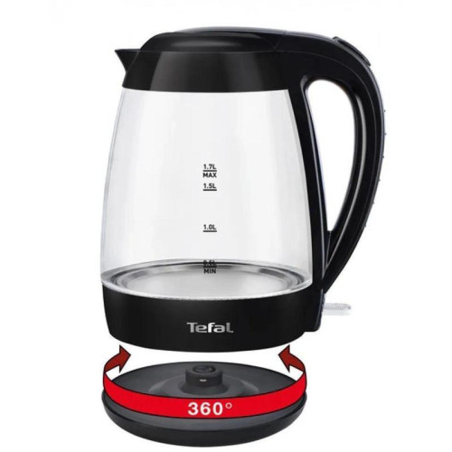 Чайник электрический Tefal KO450832 1.7л. черный корпус: стекло/пластик (8010000465) Чайник электрический Tefal KO450832 1.7л. черный корпус: стекло/пластик (8010000465)
