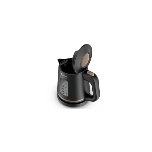 Чайник Tefal/ Чайник Tefal, объем 1 л, потребляемая мощность 2200 Вт, механическое управление, индикатор включения, отключение при отсутствии воды, отключение при снятии, цвет черный