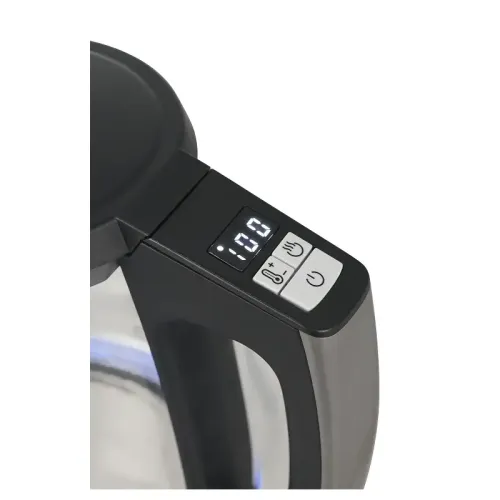 Чайник Midea/ Чайник Midea, мощность 2200 Вт, объем 1.7 л, цифровой дисплей, регулировка температуры нагрева, 6 режимов нагрева, поддержание температуры, подсветка