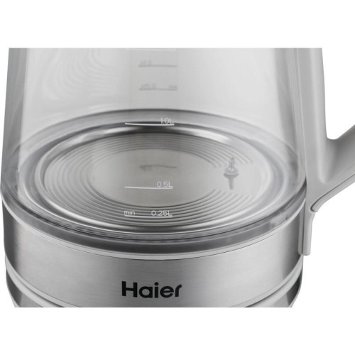Чайник электрический Haier HK-501 1.7л. 2400Вт серый корпус: стекло/пластик (TD0036930RU) Чайник электрический Haier HK-501 1.7л. 2400Вт серый корпус: стекло/пластик (TD0036930RU)