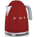 Стиль 50-х г., чайник электрический, 1.7 л , 2400 Вт, корпус из нержавеющей стали, красный Стиль 50-х г., чайник электрический, 1.7 л , 2400 Вт, корпус из нержавеющей стали, красный