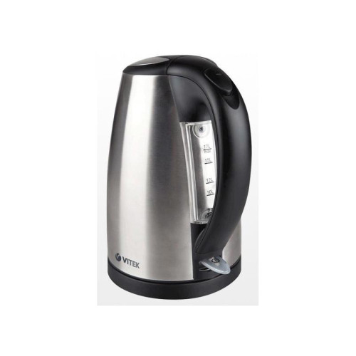 Чайник электрический Vitek VT-7002 1.8л. 2200Вт прозрачный/черный корпус: стекло/пластик
