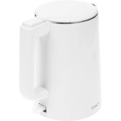 Чайник электрический Candy CK-102 1.5л. 2200Вт белый корпус: нерж.сталь/пластик