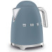 Чайник SMEG, Стиль 50-х г., 1.7 л , 2400 Вт, корпус из нержавеющей стали, цвет синий шторм Чайник SMEG, Стиль 50-х г., 1.7 л , 2400 Вт, корпус из нержавеющей стали, цвет синий шторм