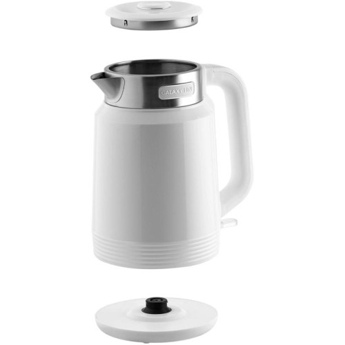 Чайник электрический Galaxy Line GL 0364 1.7л. 2200Вт белый корпус: нерж.сталь/пластик (7010103641)