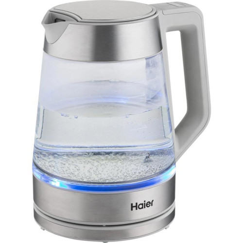 Чайник электрический Haier HK-501 1.7л. 2400Вт серый корпус: стекло/пластик (TD0036930RU) Чайник электрический Haier HK-501 1.7л. 2400Вт серый корпус: стекло/пластик (TD0036930RU)