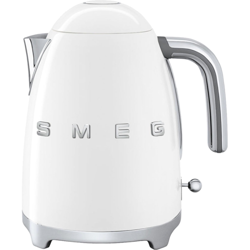 Стиль 50-х г., чайник электрический, 1.7 л , 2400 Вт, корпус из нержавеющей стали, белый