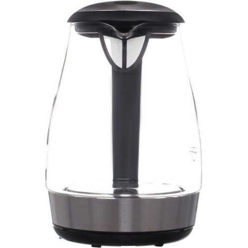 Чайник электрический Hyundai HYK-G2030 1.7л. 2200Вт черный корпус: стекло/пластик