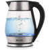 Чайник электрический Vitek VT-7037 1.8л. 2200Вт прозрачный корпус: стекло
